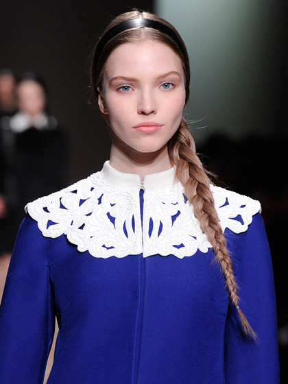 Paris Fashion Week hair how to: Valentino Fall 13, by Guido for Redken