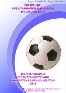 Contoh cover proposal sepak bola - BLOGSUKSESLINK