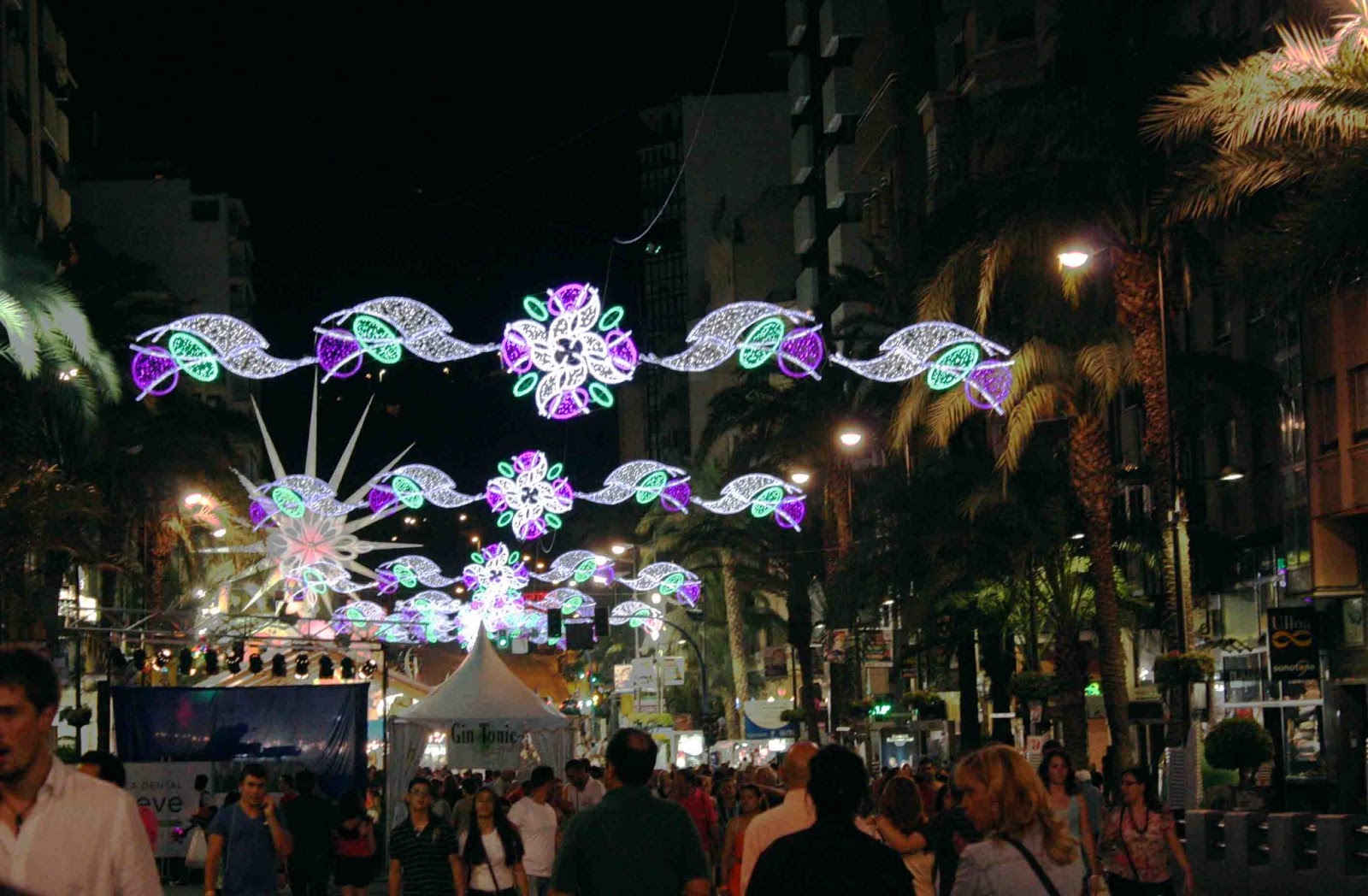 This is Alicante Life: Streets of the Hogueras fiesta in Alicante