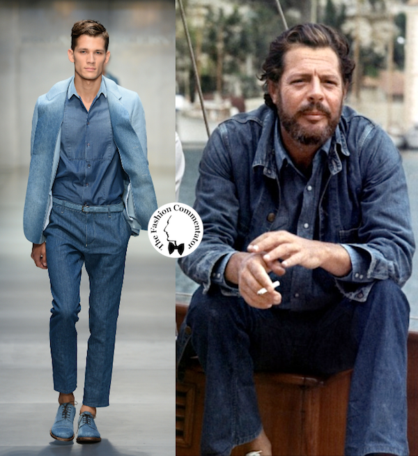 Ermanno Scervino Uomo SS 2014 - Mastroianni total jeans 