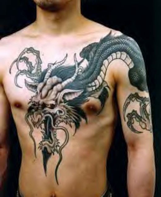 Design Gambar Tato Tattoo Terpopuler Tips Info Naga China Jangkar