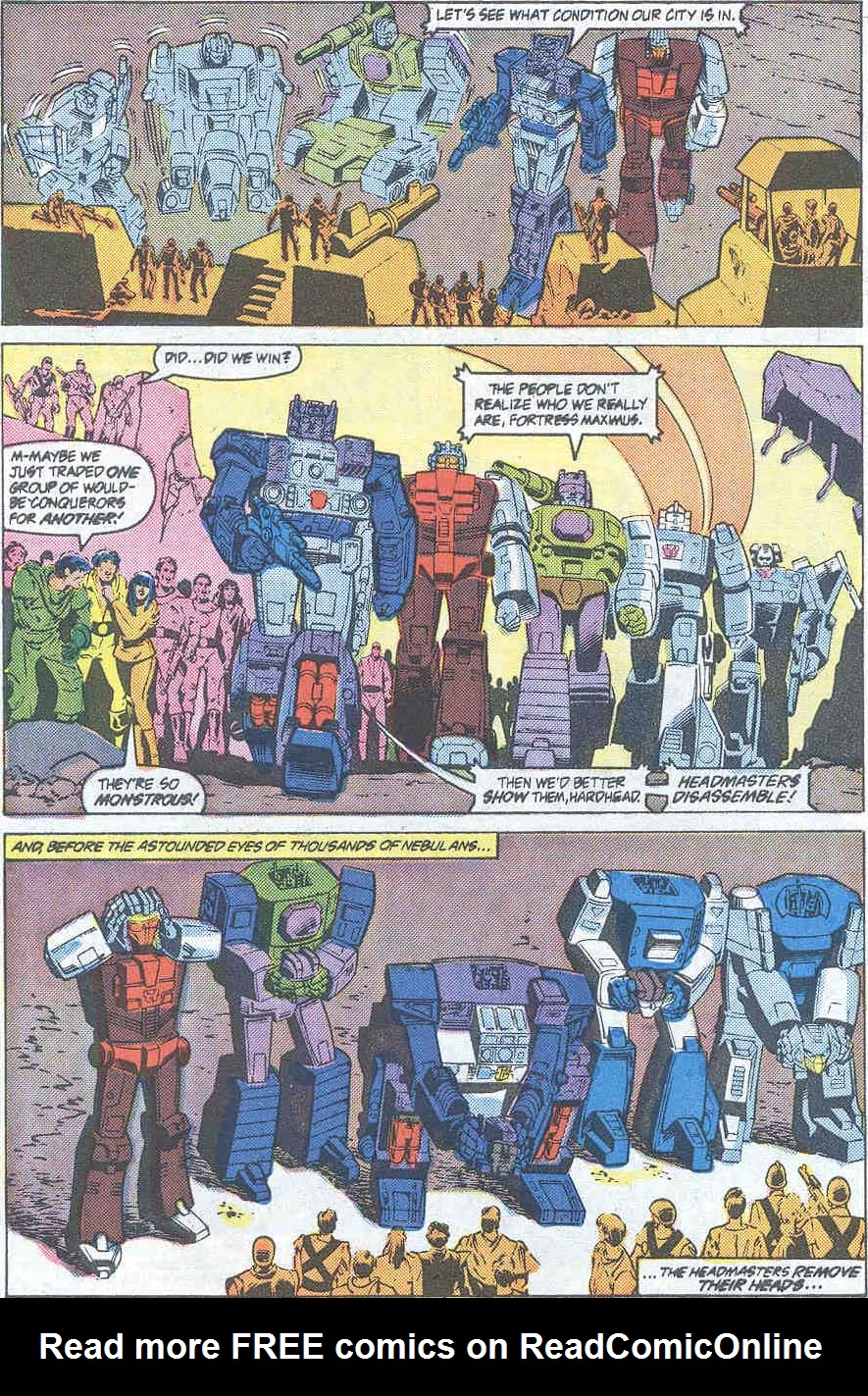 Read online The Transformers: Headmasters comic -  Issue #2 - 23