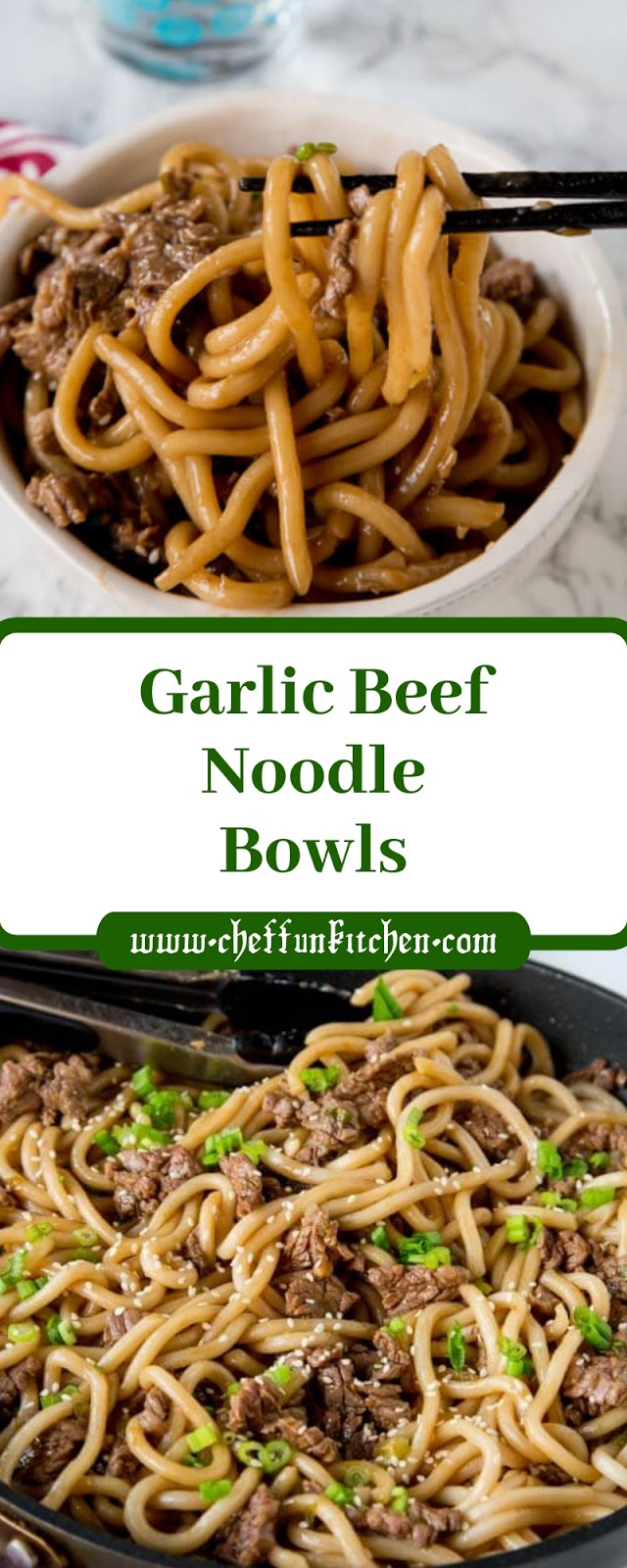 Garlic Beef Noodle Bowls
