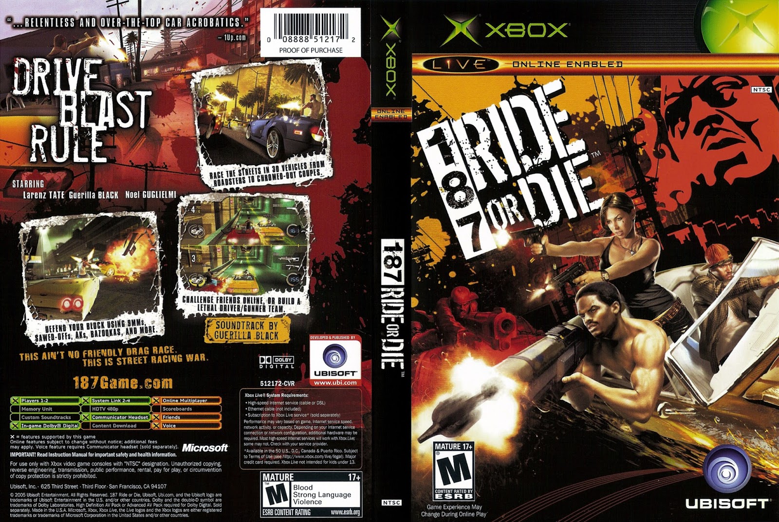 187 Ride or Die XBOX Caverna dos Games