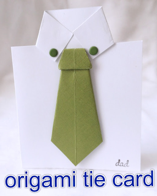 g*rated: Origami Tie Father's Day Cards