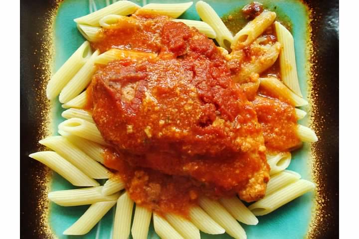 Inspired Nostalgia Crockpot Parmesan Chicken