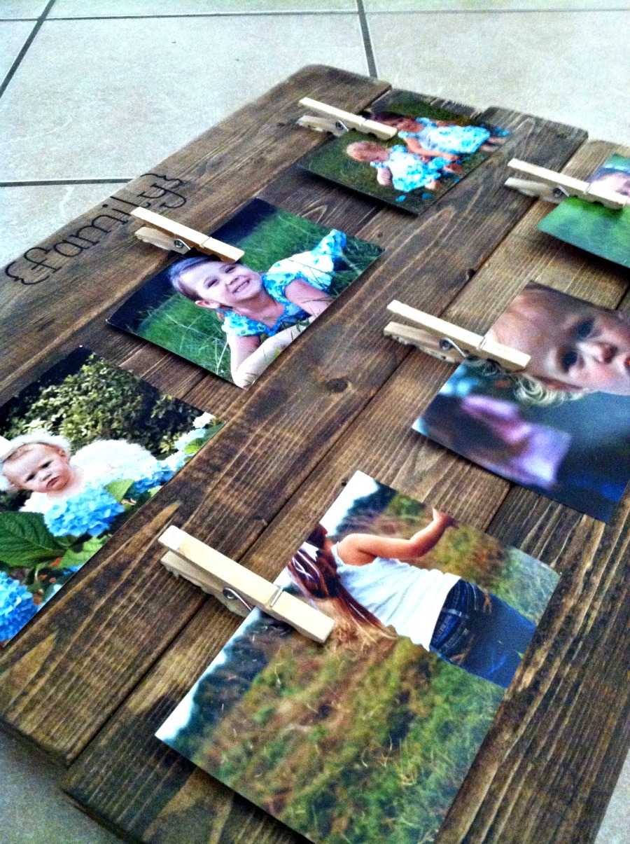 Rustic Grace Pallet Wood Photo Display