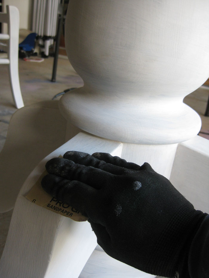 Kitchen Table and Chairs Makeover Remodelando la Casa