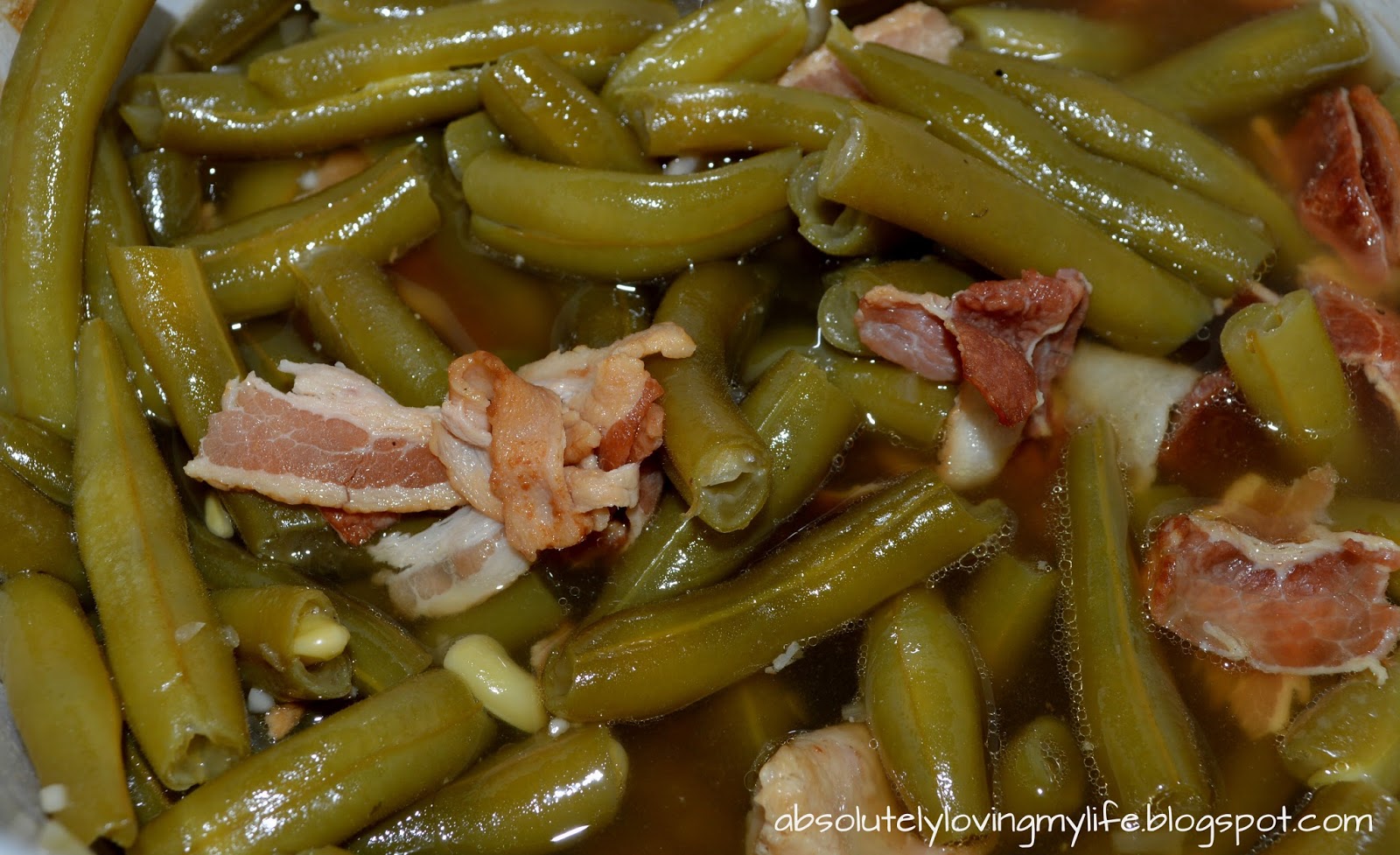 Loving Life Slow Cooker Southern Green Beans