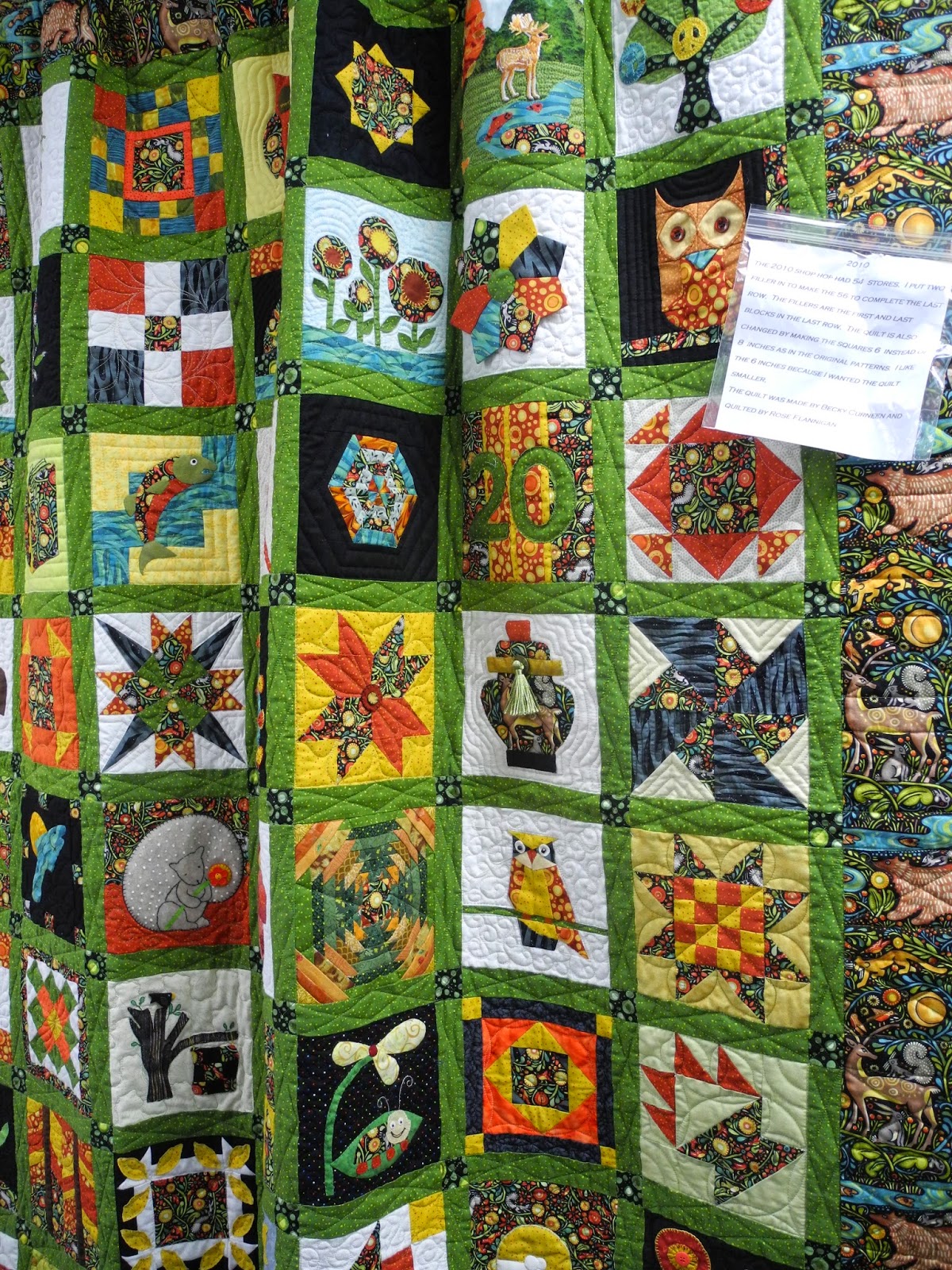 Sherrie loves color! Western Washington Shop Hop