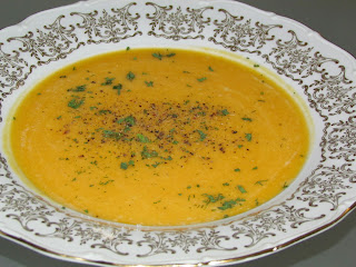 Supa crema de cartofi dulci / Sweet potato cream soup