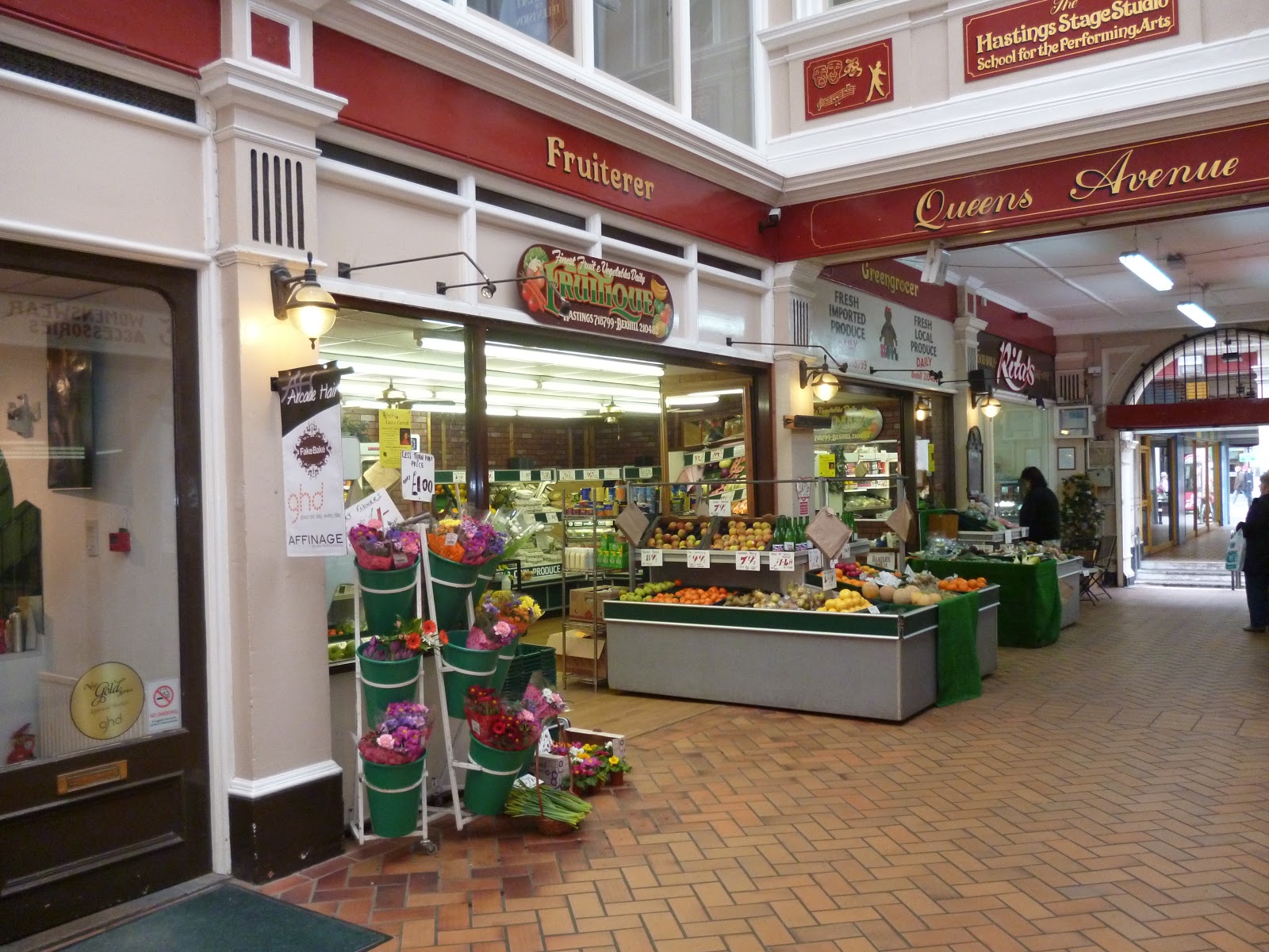 Postcards from Hastings No packaging go to Queens Arcade