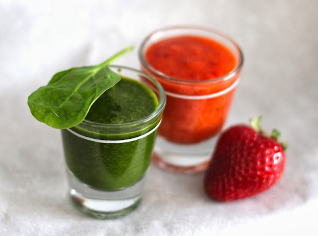 Healthy Veggie Shots and Fruit Chasers - Desserts with Benefits