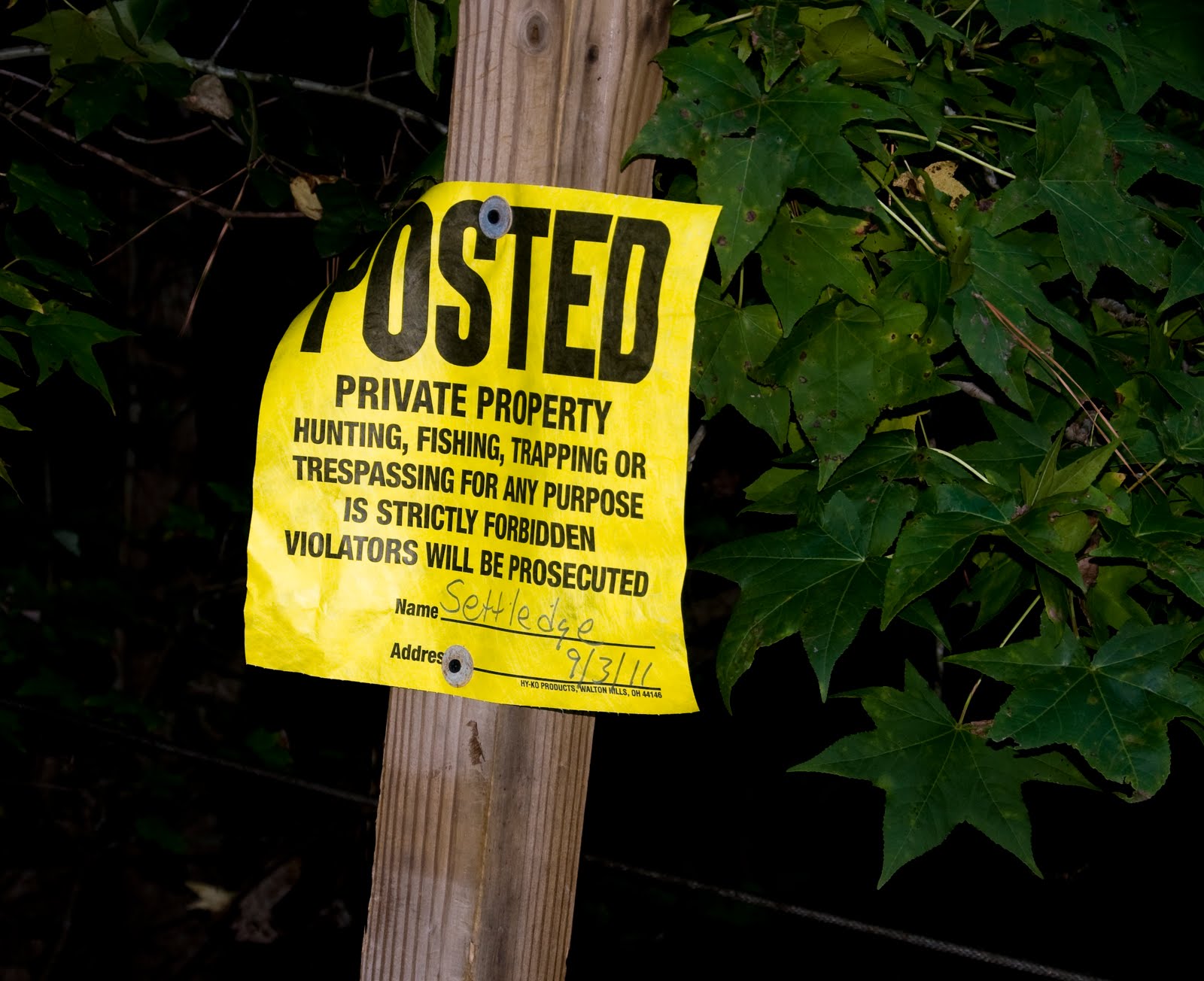 Riverbendowners New Posted Signs