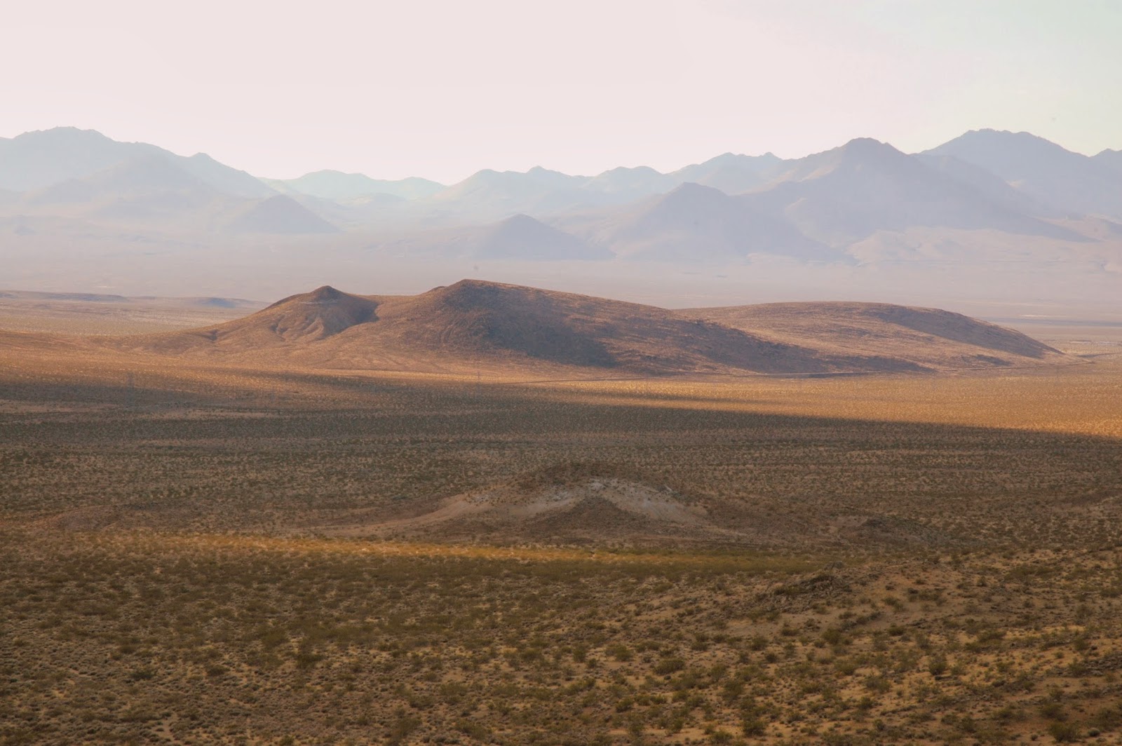 Mojave Desert Diary... Dusky El Paso Mountains.....