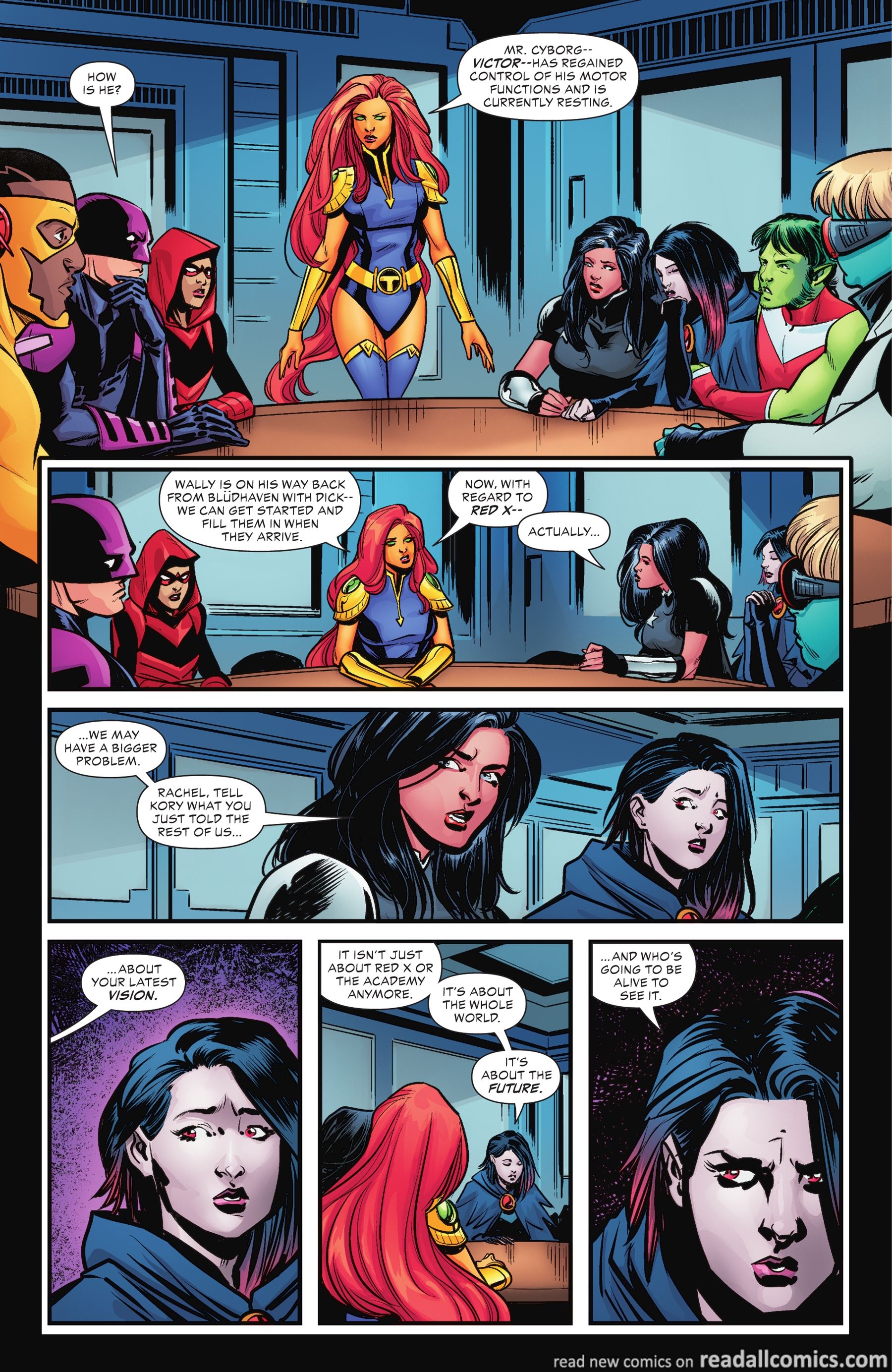 Teen Titans Academy #1 chapter 8 page 18