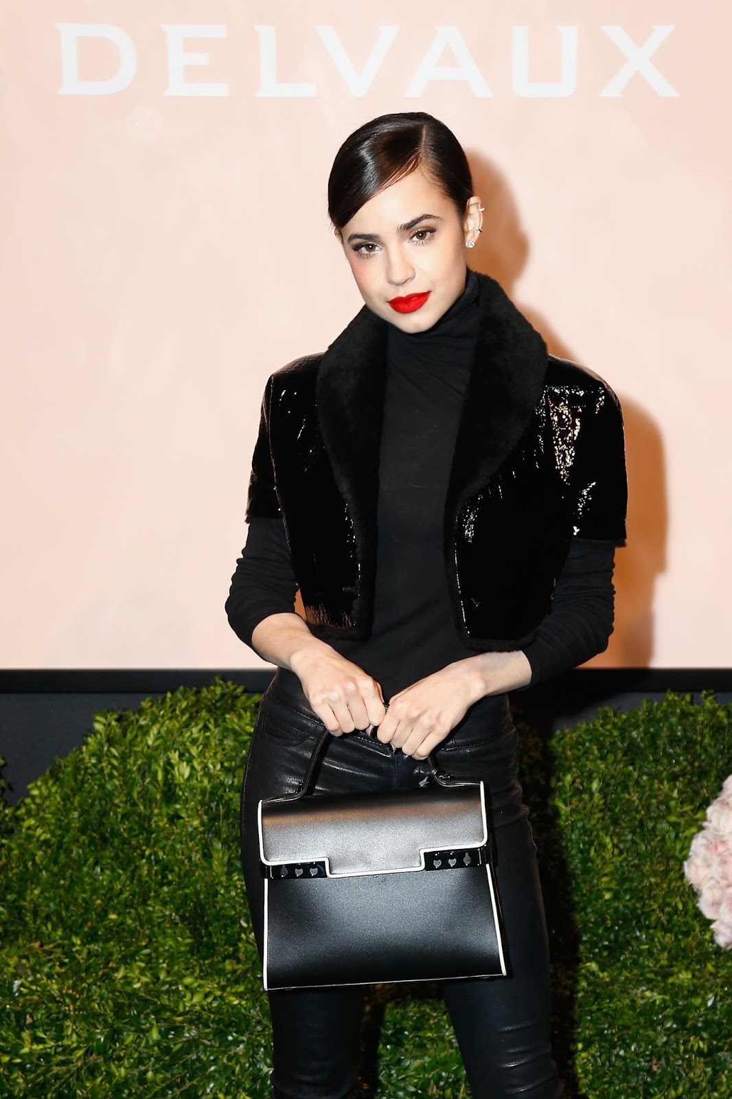 Sofia Carson Web: Paris Fashion Week "Delvaux"