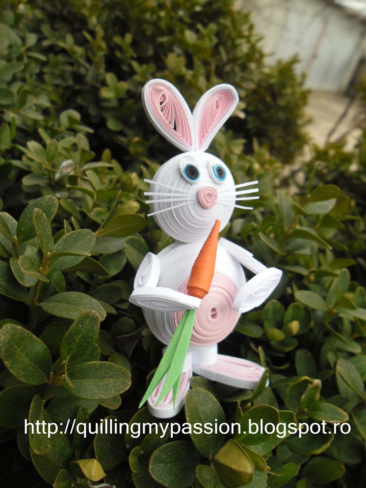 quilling my passion QUILLED BUNNY