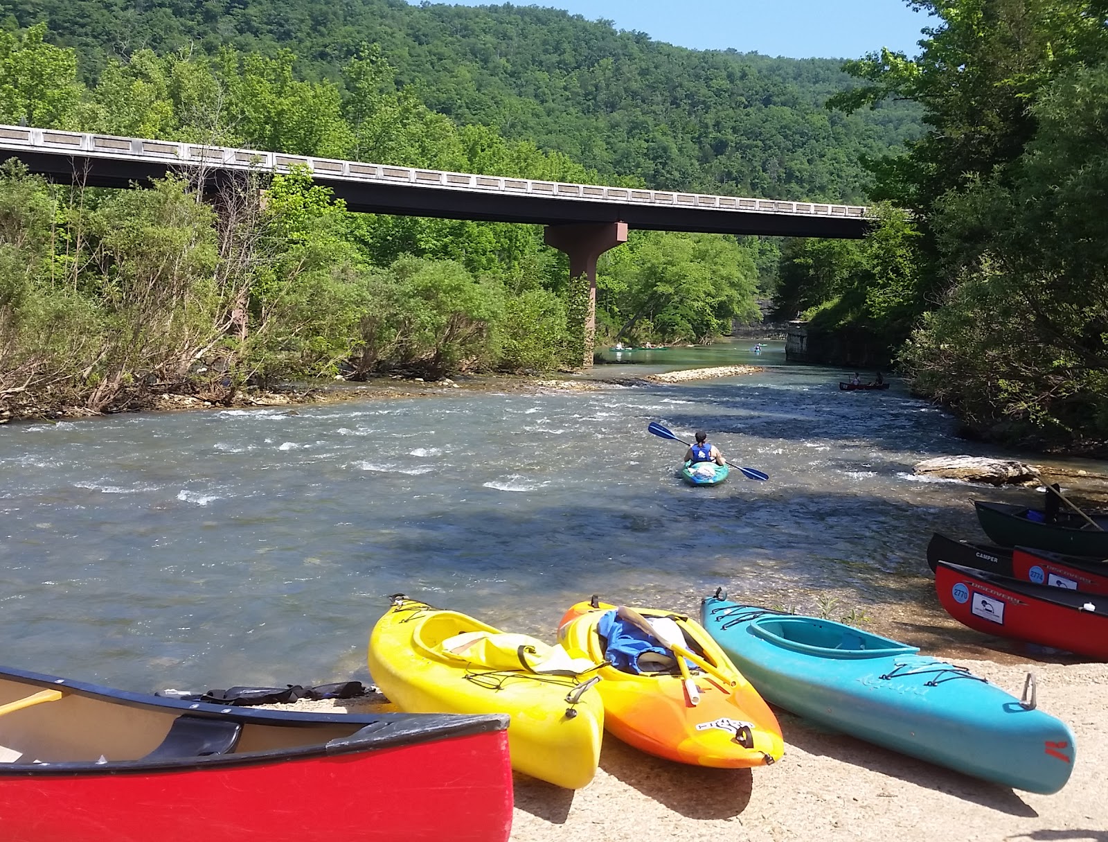 'New to Me' A day kayaking on the Buffalo River Ponca, Arkansas with
