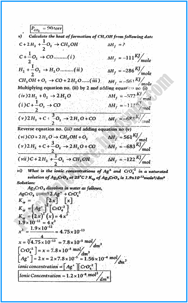 11th-chemistry-numericals-five-year-paper-2015