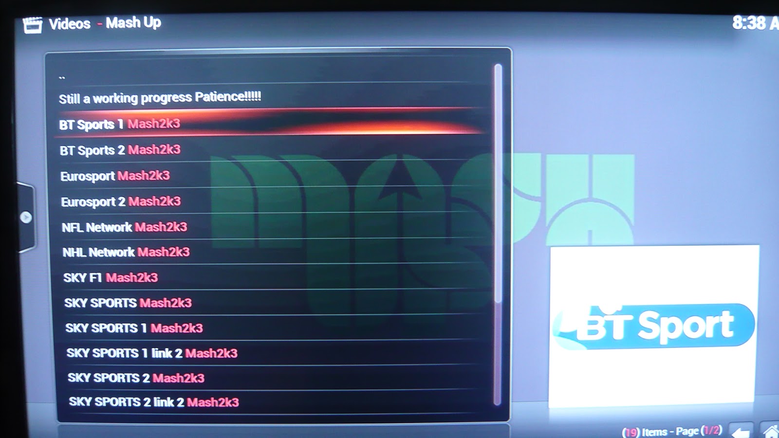 OpenView Helper New MashSports live sport streams