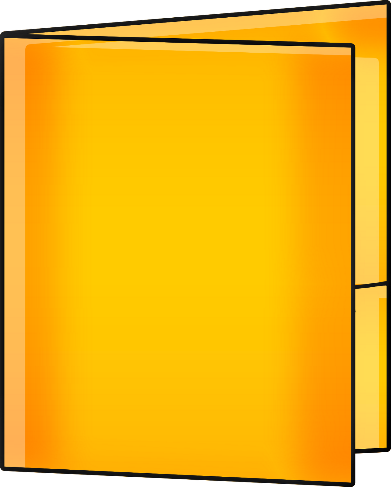 yellow folder clip art - photo #27