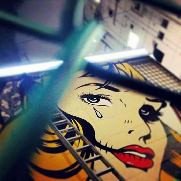 絵画 D*FACE D*Face New Street Art – Shibuya, Tokyo – StreetArtNews