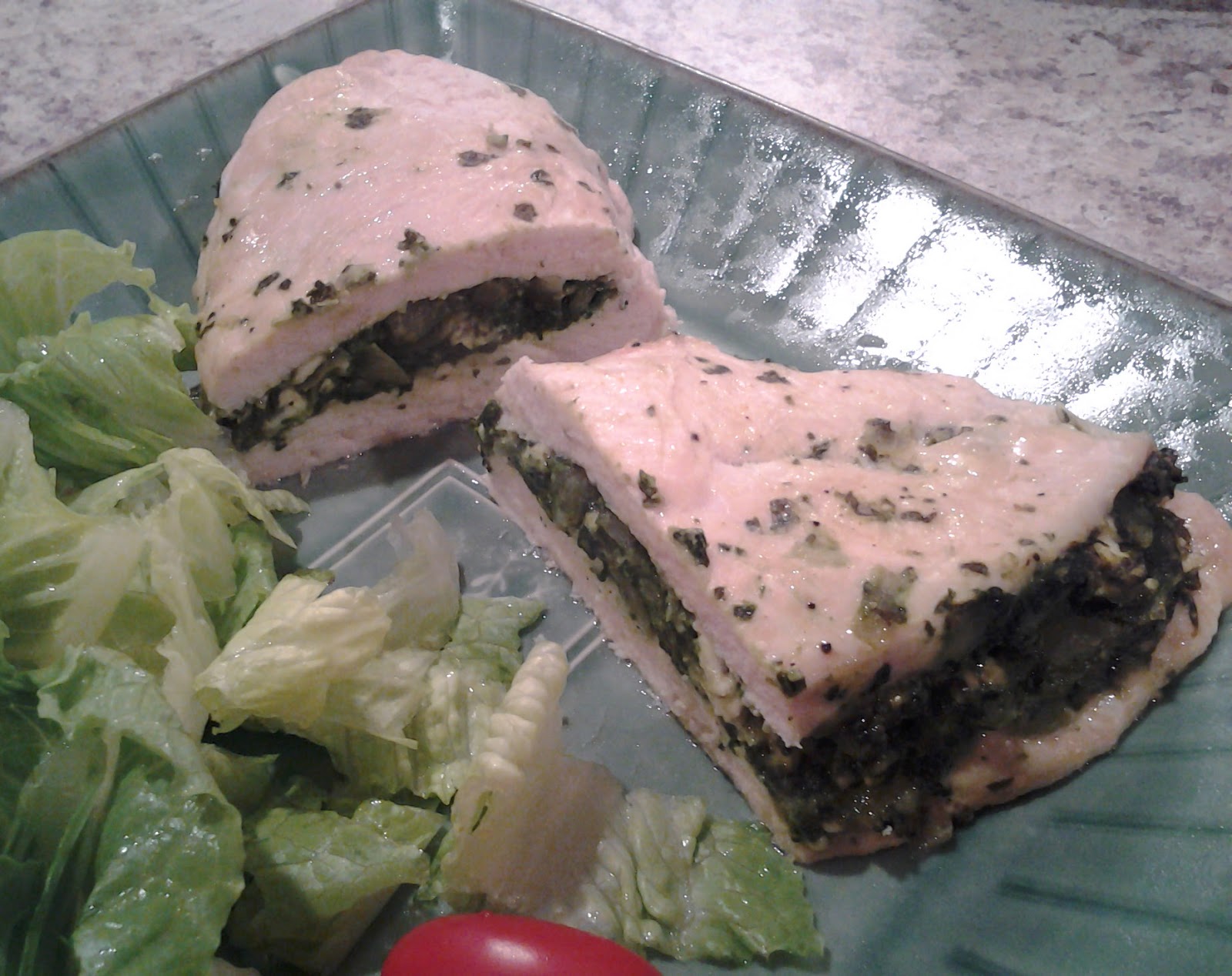The Keto Kitchen Greek Spinach and Feta Stuffed Chicken