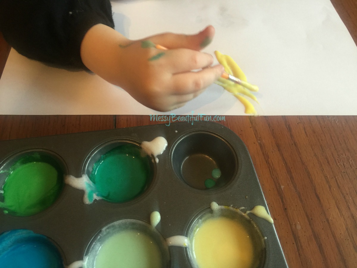 Messy, Beautiful, Fun 3Ingredient DIY Paint