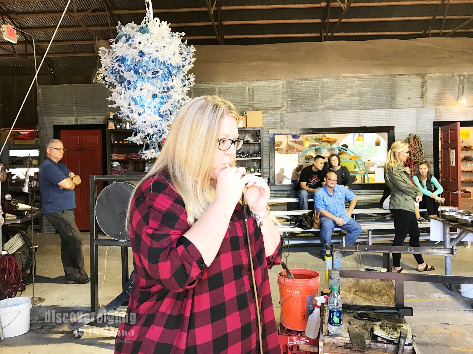 Discovereighng with Dana Glass Blowing in Salado, Texas