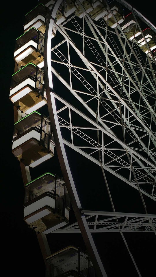 Ferris Wheel At Night  Galaxy Note HD Wallpaper