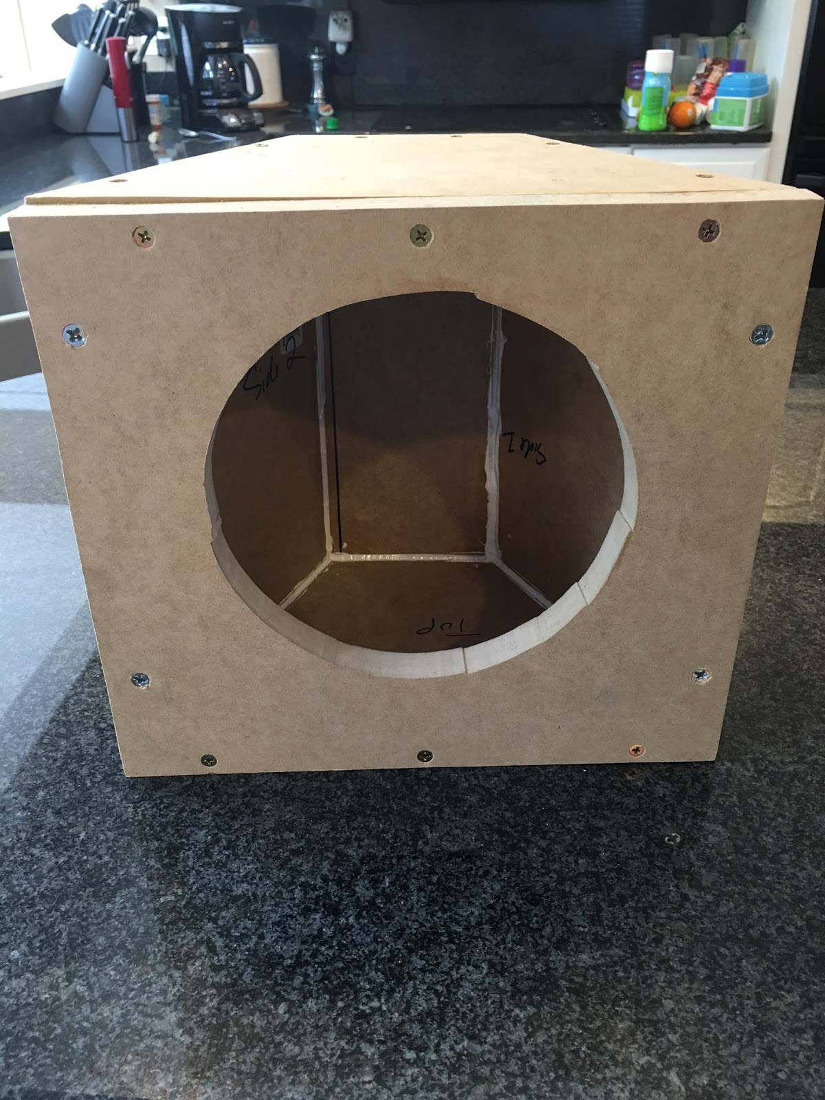 My Mazda CX5 Custom Subwoofer Step 2 Building a Custom 8" Subwoofer Box