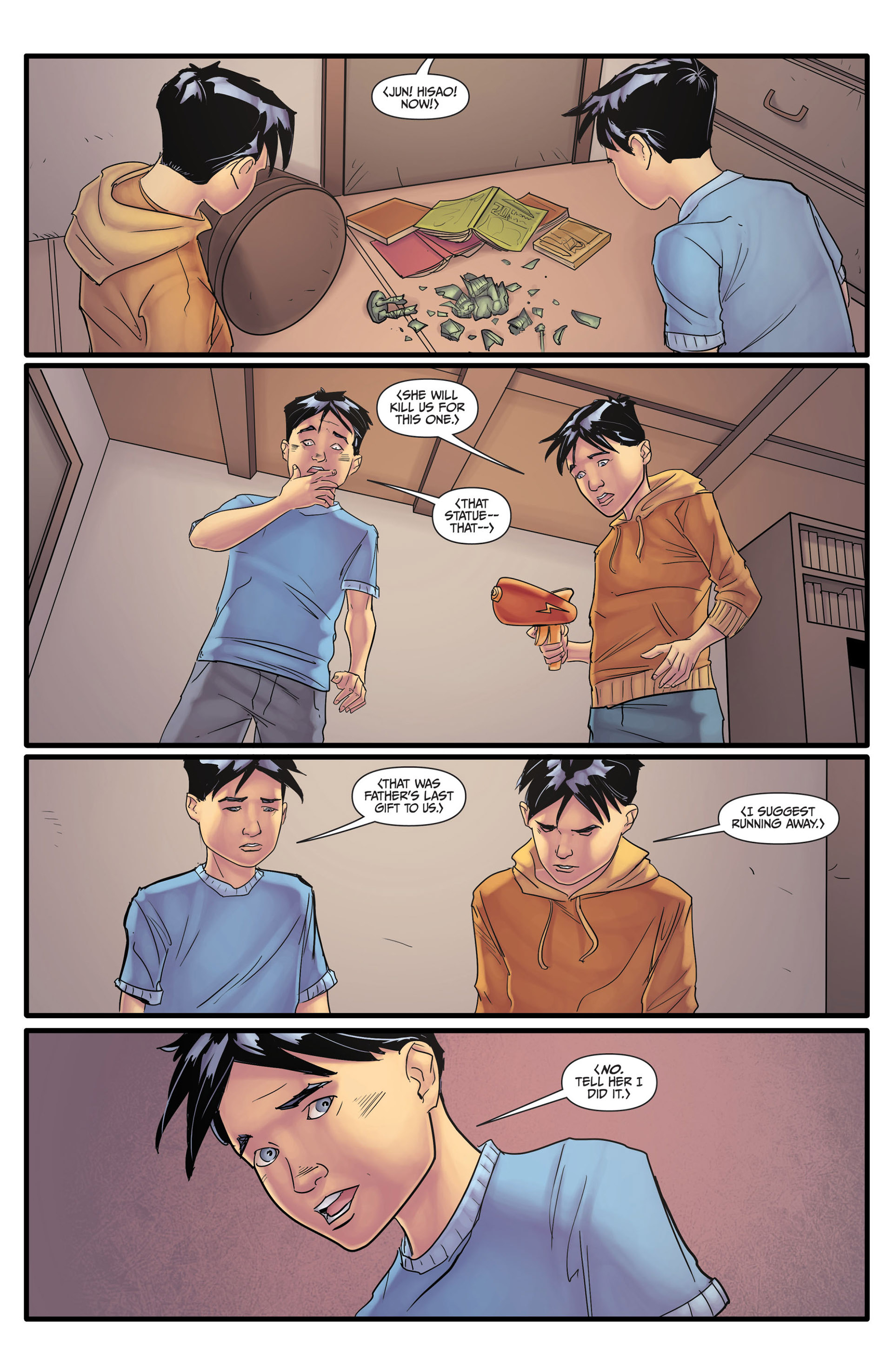 Read online Morning Glories comic -  Issue #9 - 10