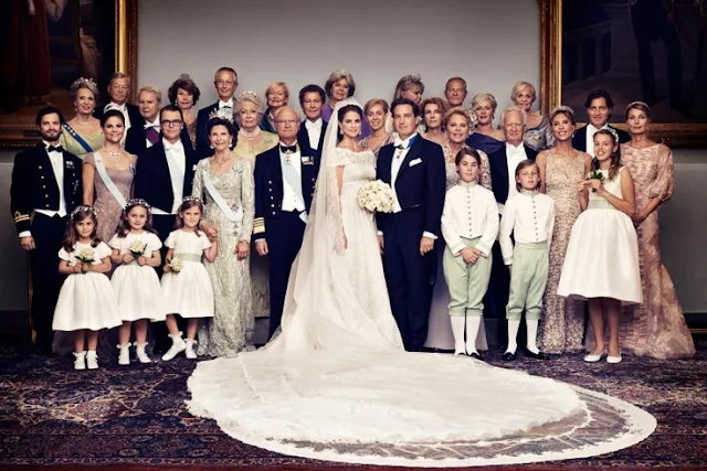 Wedding of Princess Madeleine and Chris O'Neill - Official Wedding Photos