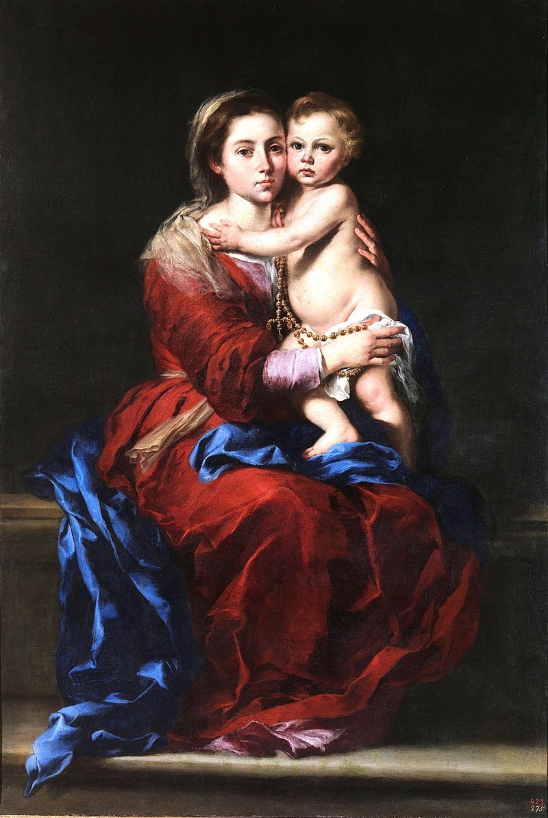 The Virgin of the Rosary, c. 1650–55, Museo del Prado