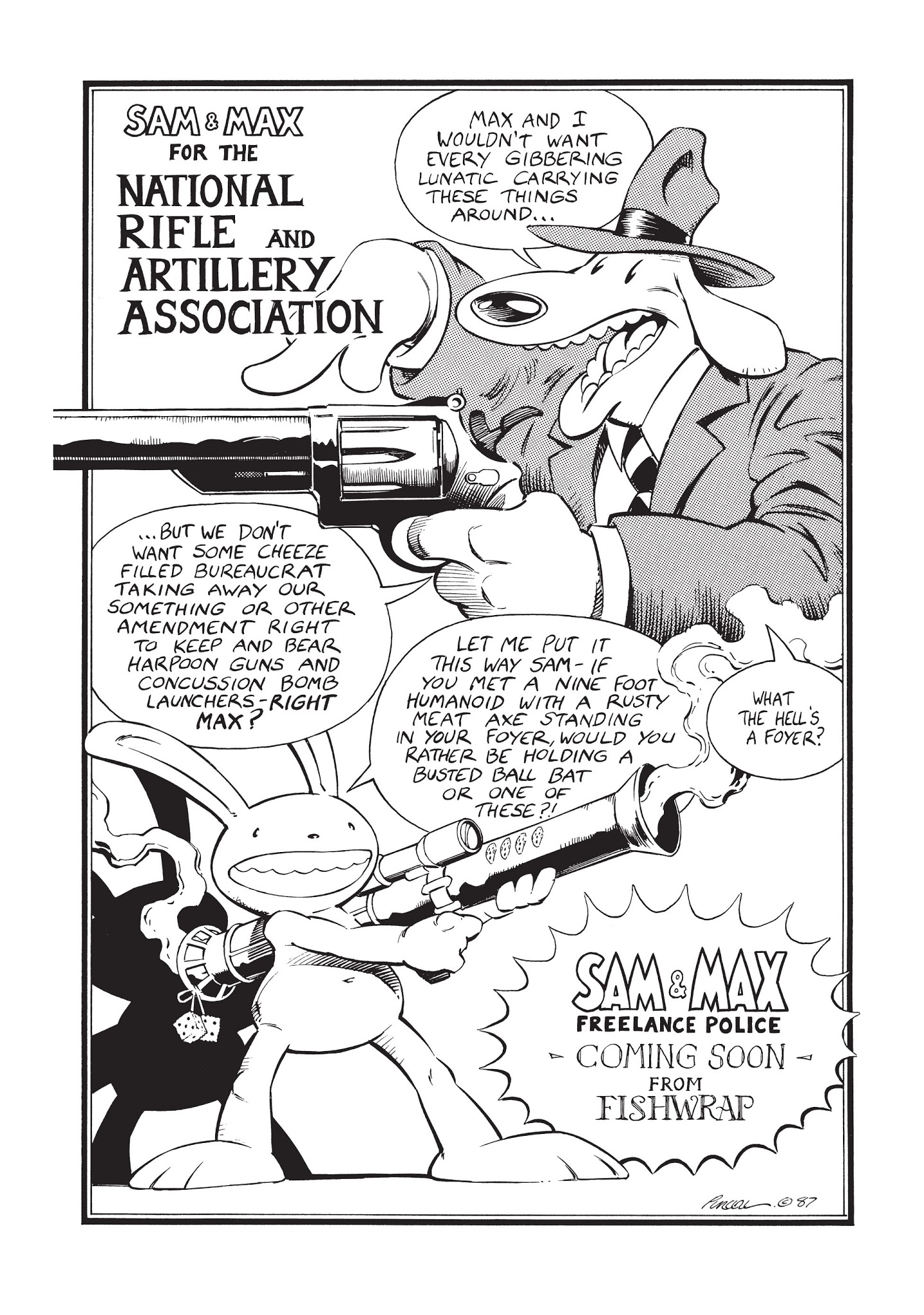 Read online Sam & Max Surfin' The Highway comic -  Issue # TPB - 137