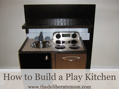 wood play kitchen plans