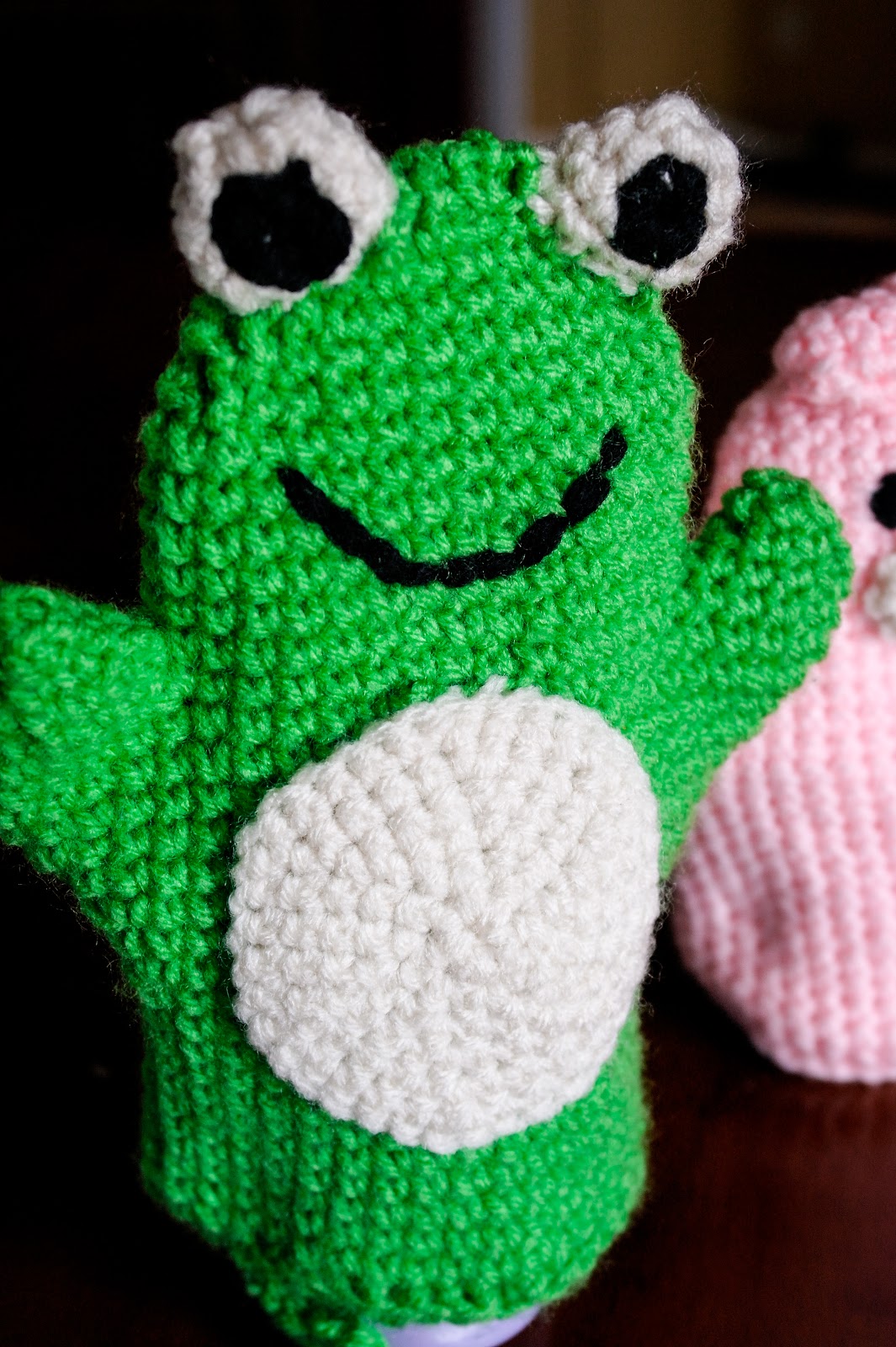 The Berry Bunch Crochet Animal Bath Mitts