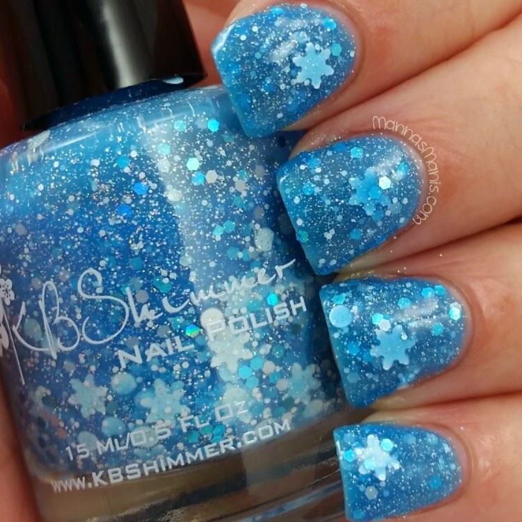 snowflake nail polish
