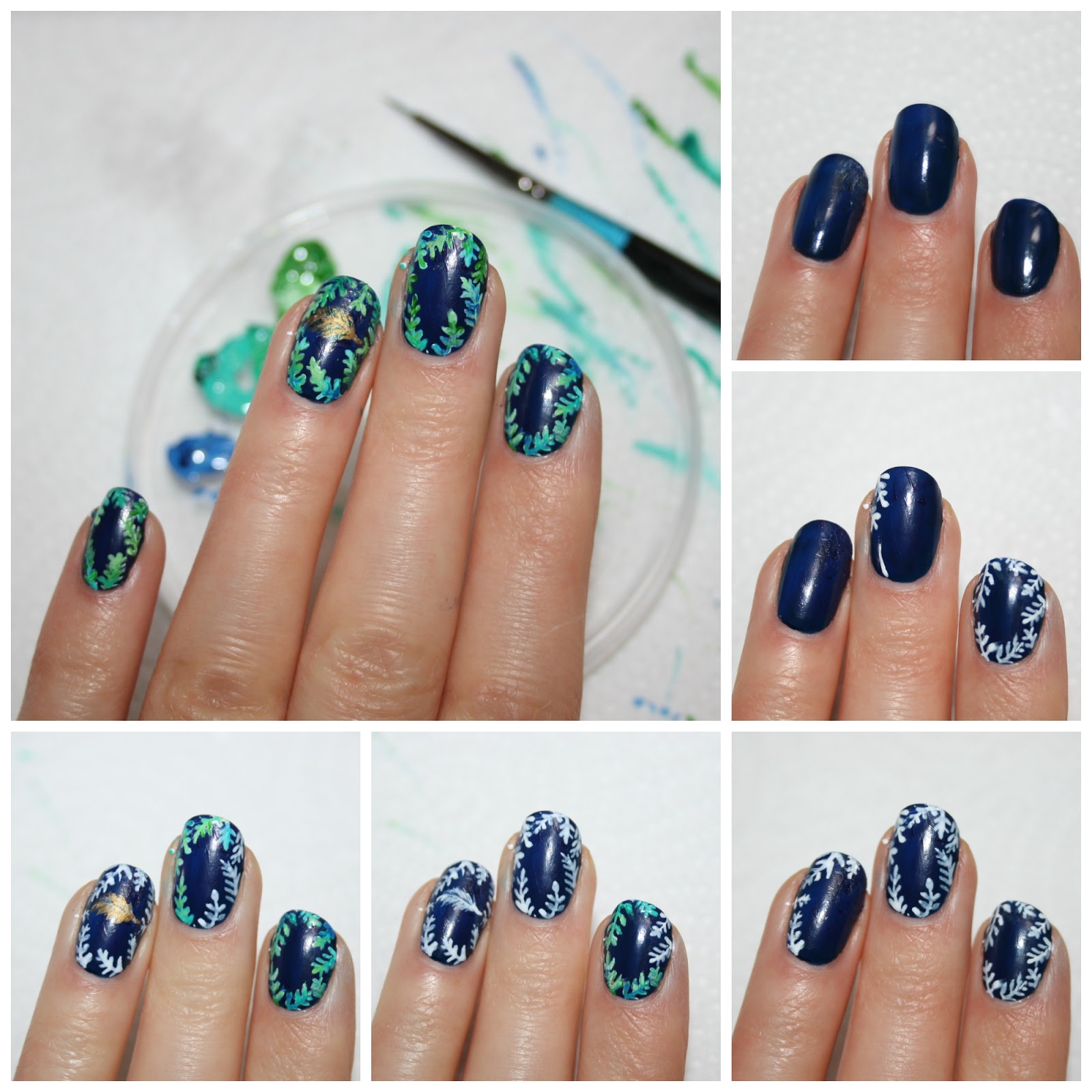 Lyrebird Book Cover Nails