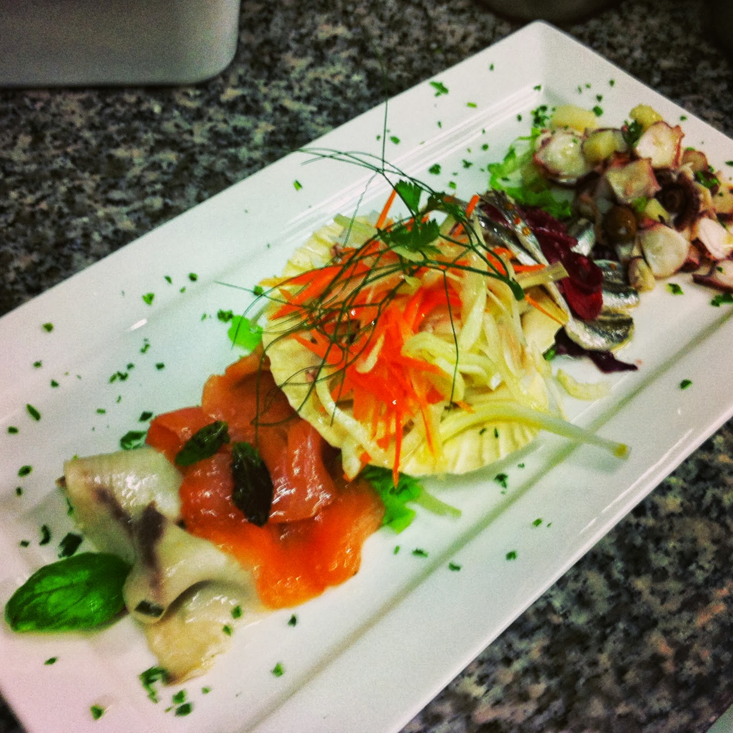 Ristorante St.Jacques antipasto misto di mare freddo