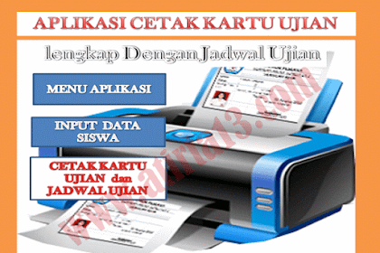 Aplikasi Cetak Kartu Penerima Dan Kegiatan Ujian Siswa Format Excel
Siap Cetak