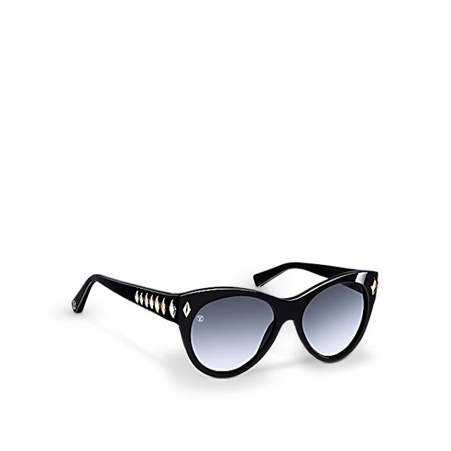 Louis Vuitton LV Malletage Cat Eye Sunglasses Cream Acetate & Metal. Size E