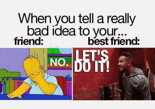 15 Funny Pictures That Illustrate The Basic Differences Between Friends And Best Friends
