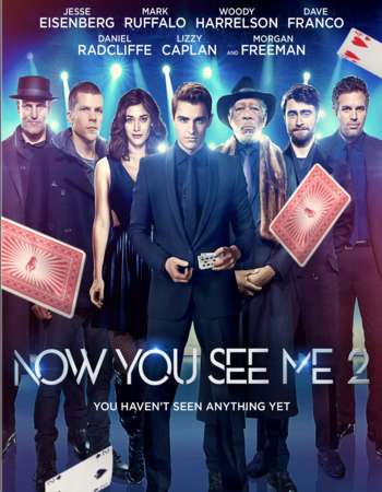Poster Of Now You See Me 2 2016 English 450MB BRRip 720p ESubs HEVC Free Download Watch Online Worldfree4u
