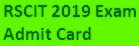 rscit exam admit card