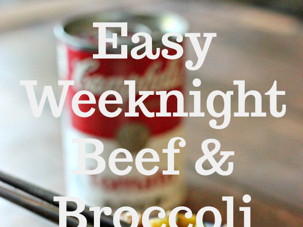 Easy Weeknight Beef and Broccoli and Labels for Education