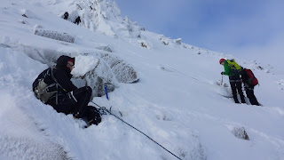 University club winter skills and winter mountaineering at Cairngorm