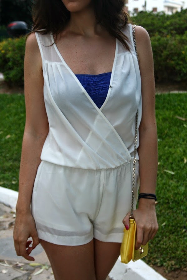 OOTD: White romper