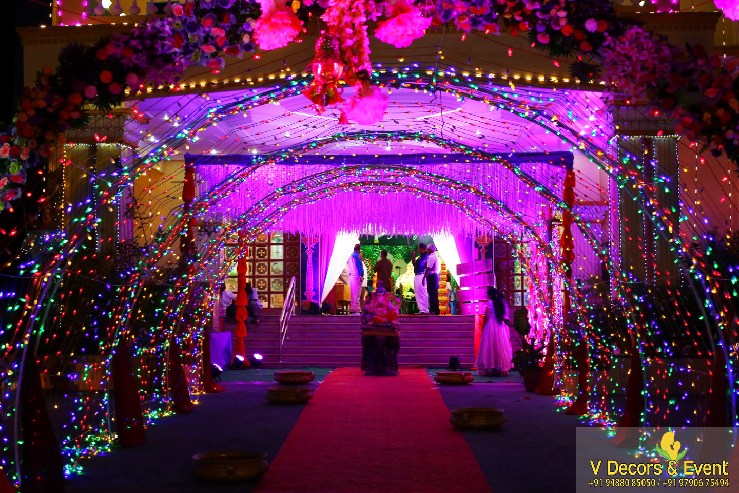 V Decors And Events Wedding Decoration In Sai Baba Thirumana